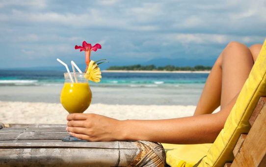 Chilling by the beach