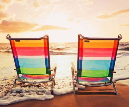 Relaxing on the Beach